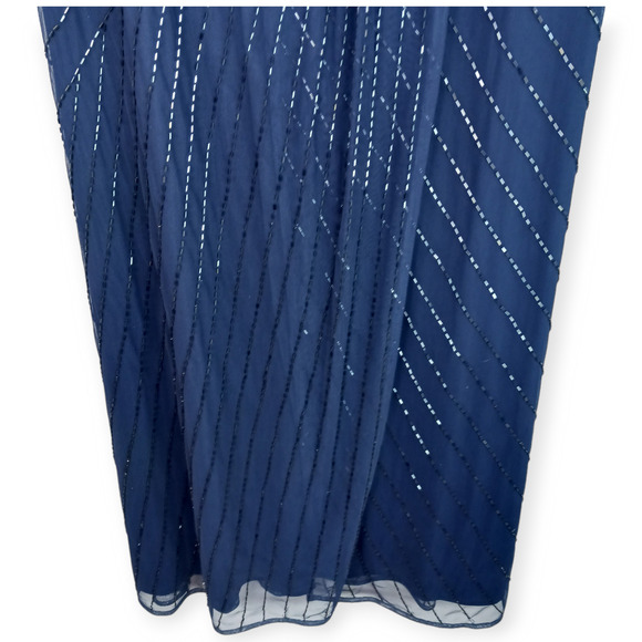 David's Bridal Beaded Short Sleeve V-Neck Dress Pleats SZ 8 NWT STYLE# WGINCL761 - Picture 10 of 10